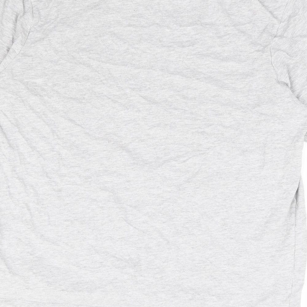 Womens UK Size M Slazenger Grey Basic T-Shirt