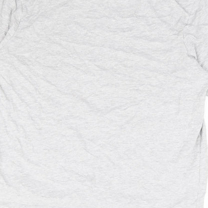 Womens UK Size M Slazenger Grey Basic T-Shirt