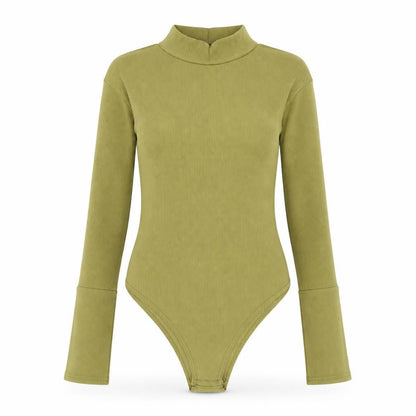Womens UK Size 6 I SAW IT FIRST One-Piece Green Bodysuit
