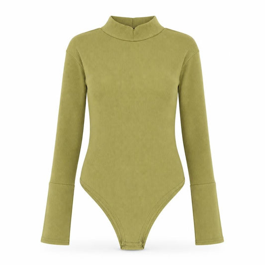 Womens UK Size 6 I SAW IT FIRST One-Piece Green Bodysuit