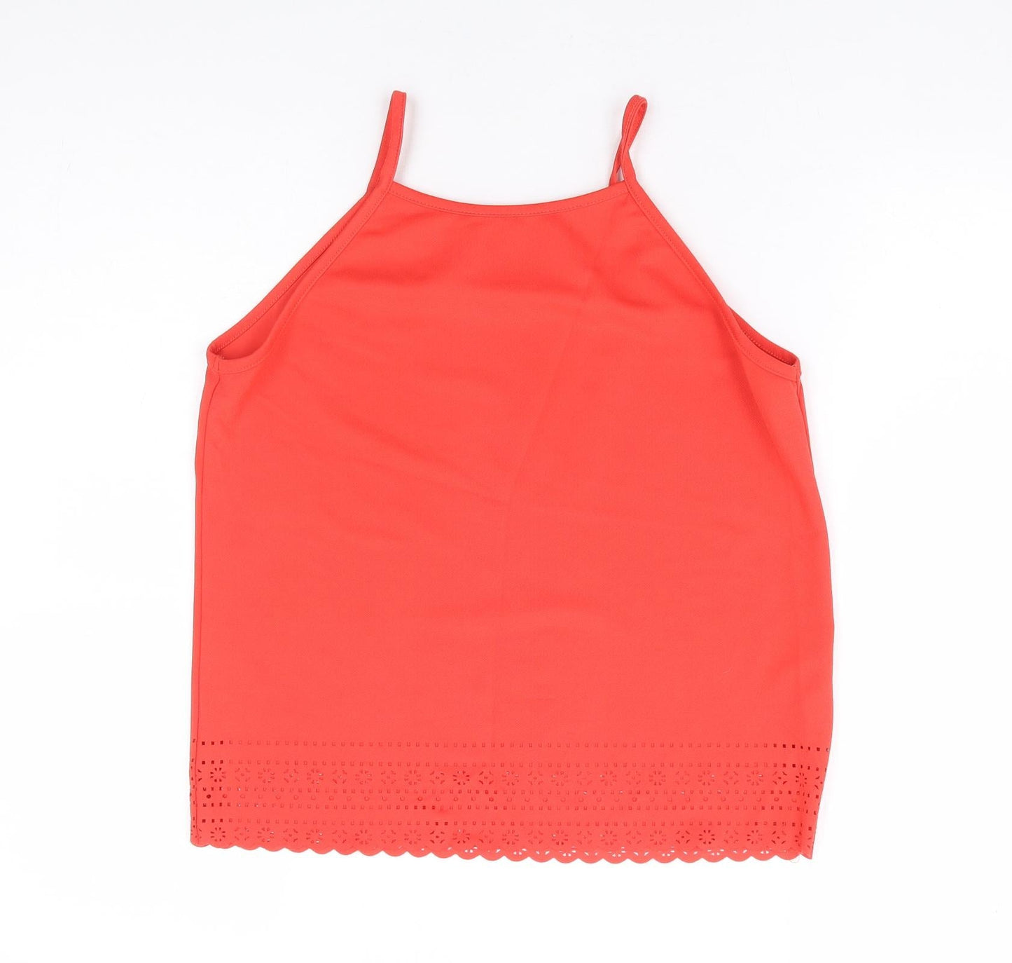 Womens UK Size 8 New Look Red Camisole Tank