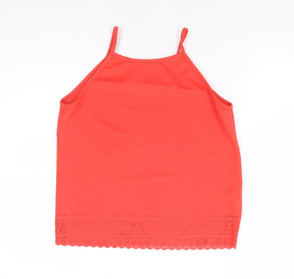 Womens UK Size 8 New Look Red Camisole Tank