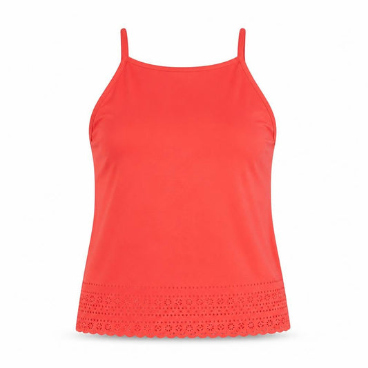 Womens UK Size 8 New Look Red Camisole Tank