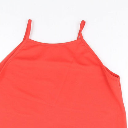 Womens UK Size 8 New Look Red Camisole Tank