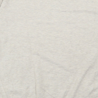 Debenhams Mens Beige Round Neck Viscose Pullover Jumper Size M