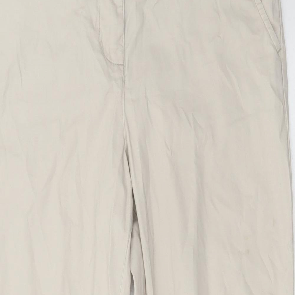 Womens UK Size 10 Maine Regular Fit  Beige Trousers