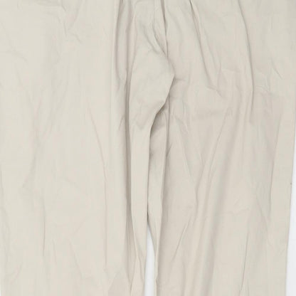 Womens UK Size 10 Maine Regular Fit  Beige Trousers