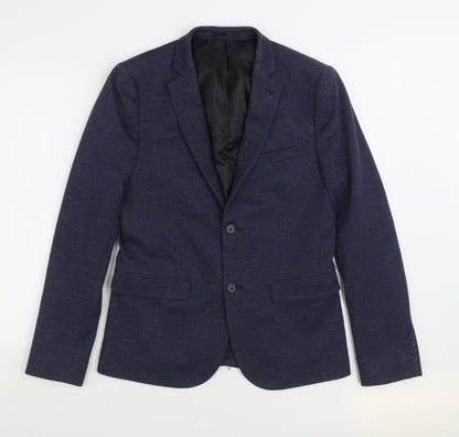 Mens UK Size 38 New Look Regular Blue Suit Jacket