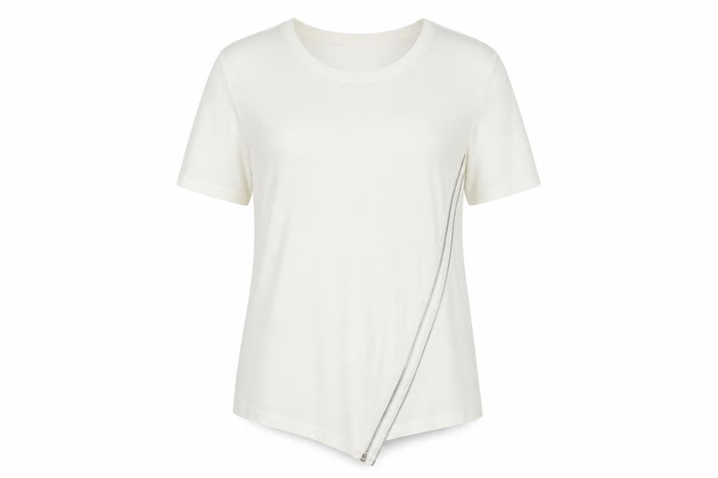 Womens UK Size L Paramour Ivory Basic Blouse
