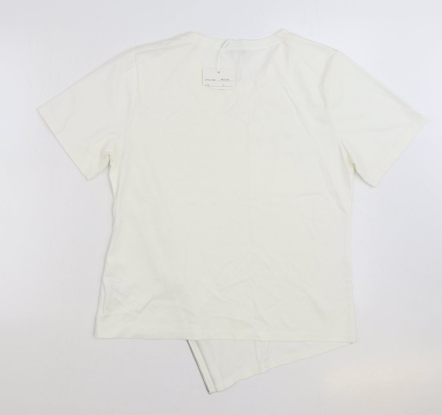 Womens UK Size L Paramour Ivory Basic Blouse