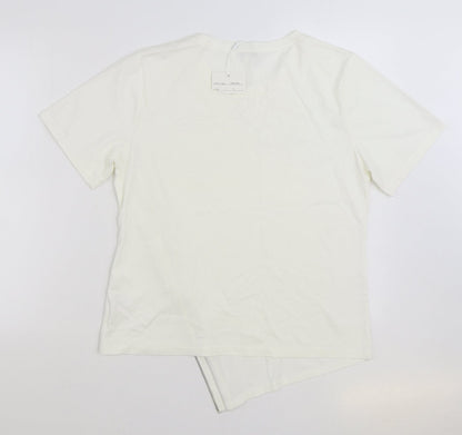 Womens UK Size L Paramour Ivory Basic Blouse