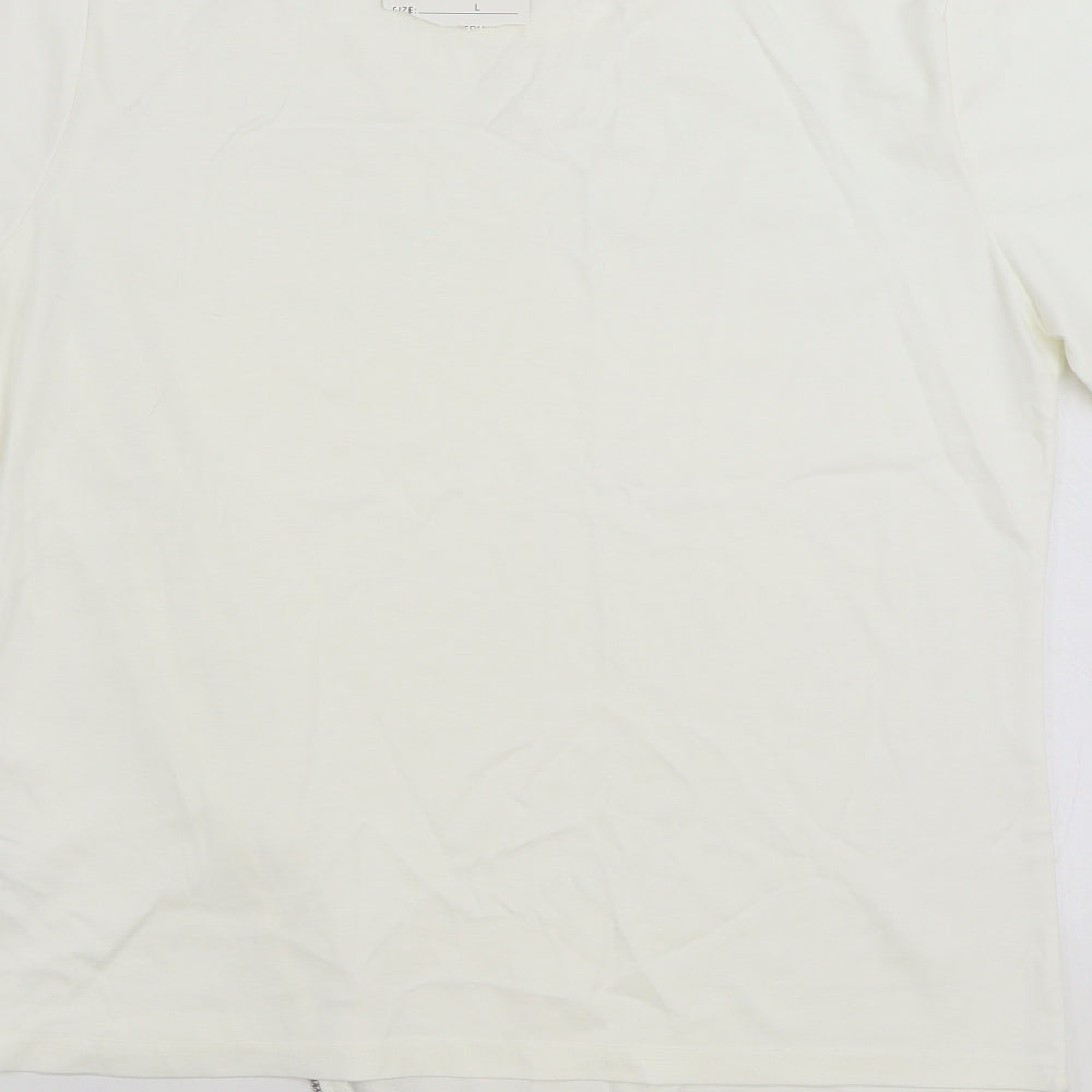 Womens UK Size L Paramour Ivory Basic Blouse