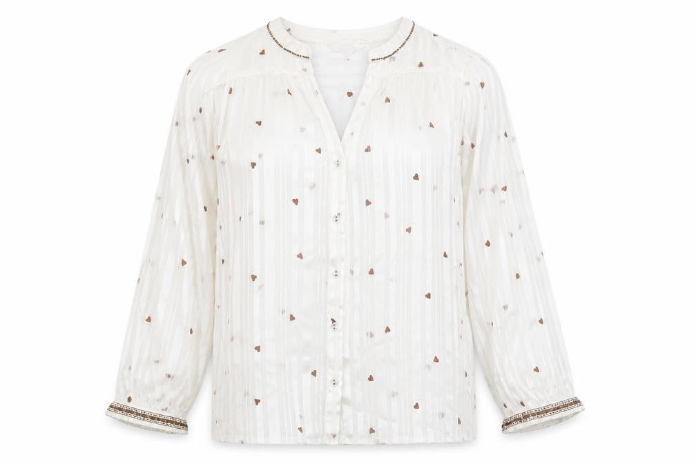 Womens UK Size 12 NEXT White Basic Button-Up