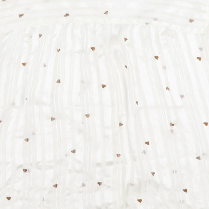 Womens UK Size 12 NEXT White Basic Button-Up