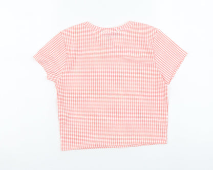 Womens UK Size 8 New Look Pink Camisole T-Shirt