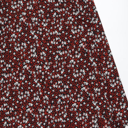 Primark Womens Multicoloured Geometric Polyester A-Line Size 6 High Neck Pullover