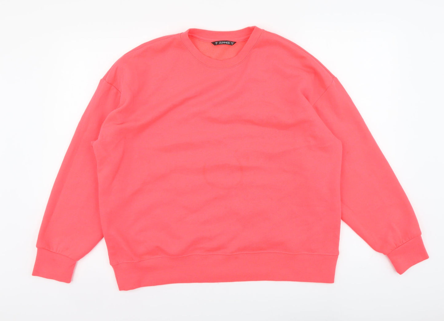 Womens UK Size M Dunnes Stores Pink Pullover Sweatshirt