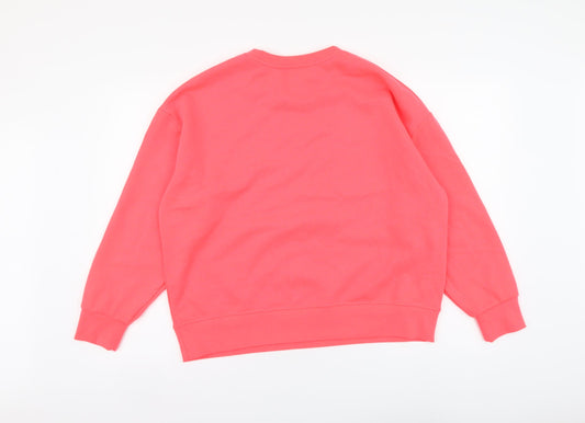 Womens UK Size M Dunnes Stores Pink Pullover Sweatshirt