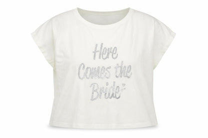 Womens UK Size M ASOS Ivory Basic T-Shirt