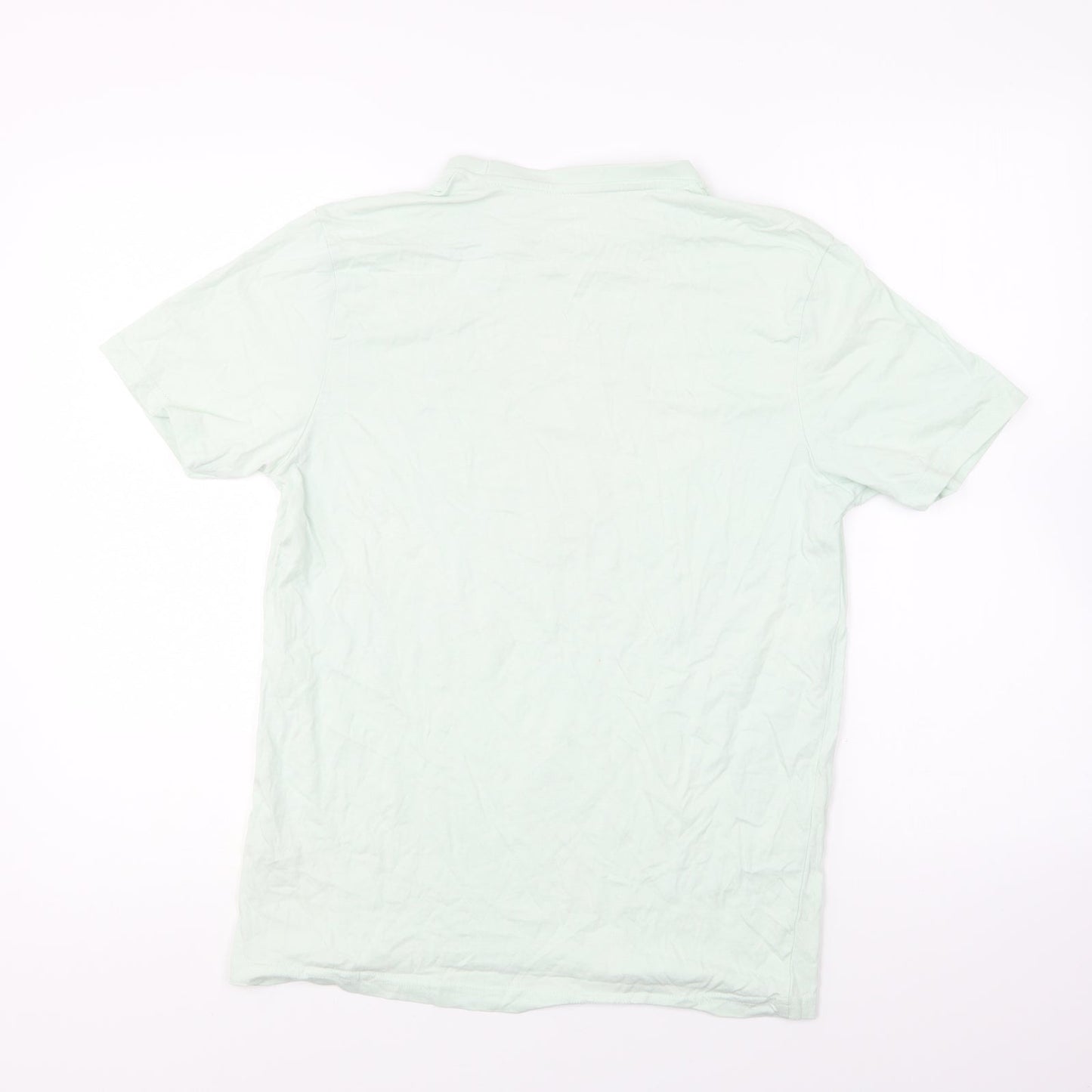 Womens UK Size S Dunnes Stores Green Basic T-Shirt