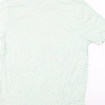Womens UK Size S Dunnes Stores Green Basic T-Shirt