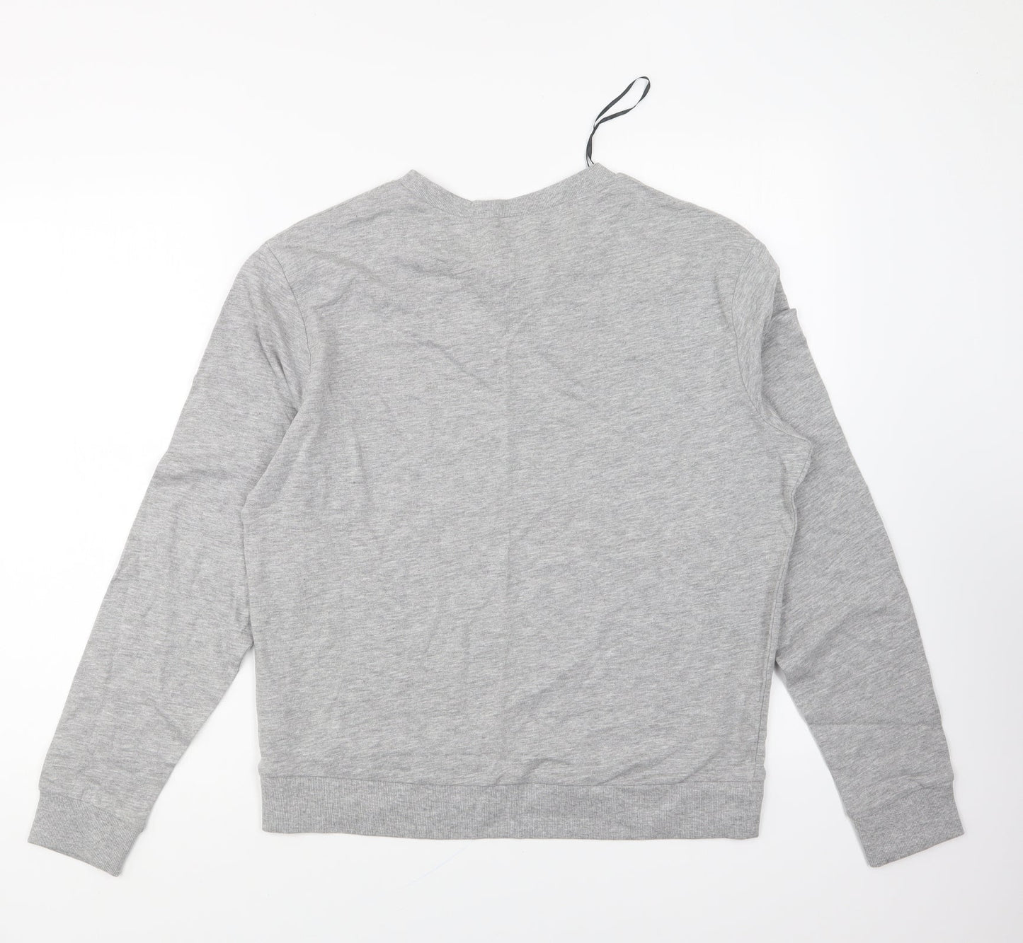 H&M Womens Grey Cotton Pullover Sweatshirt Size M Pullover - Christmas