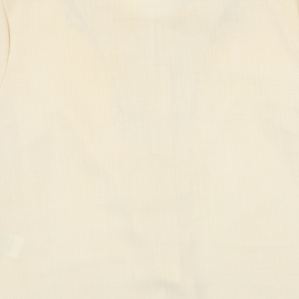 Womens UK Size 18 Collection Beige Basic Button-Up
