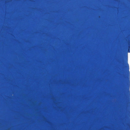 Primark Boys Blue Cotton Basic T-Shirt Size 7-8 Years Round Neck Pullover - Urban Beats