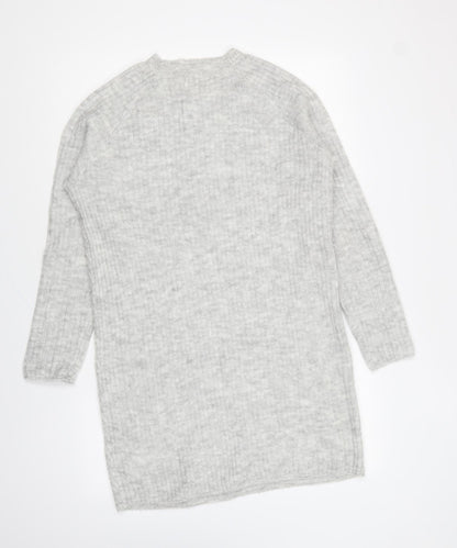 Womens UK Size XS Only Grey Pullover Jumper
