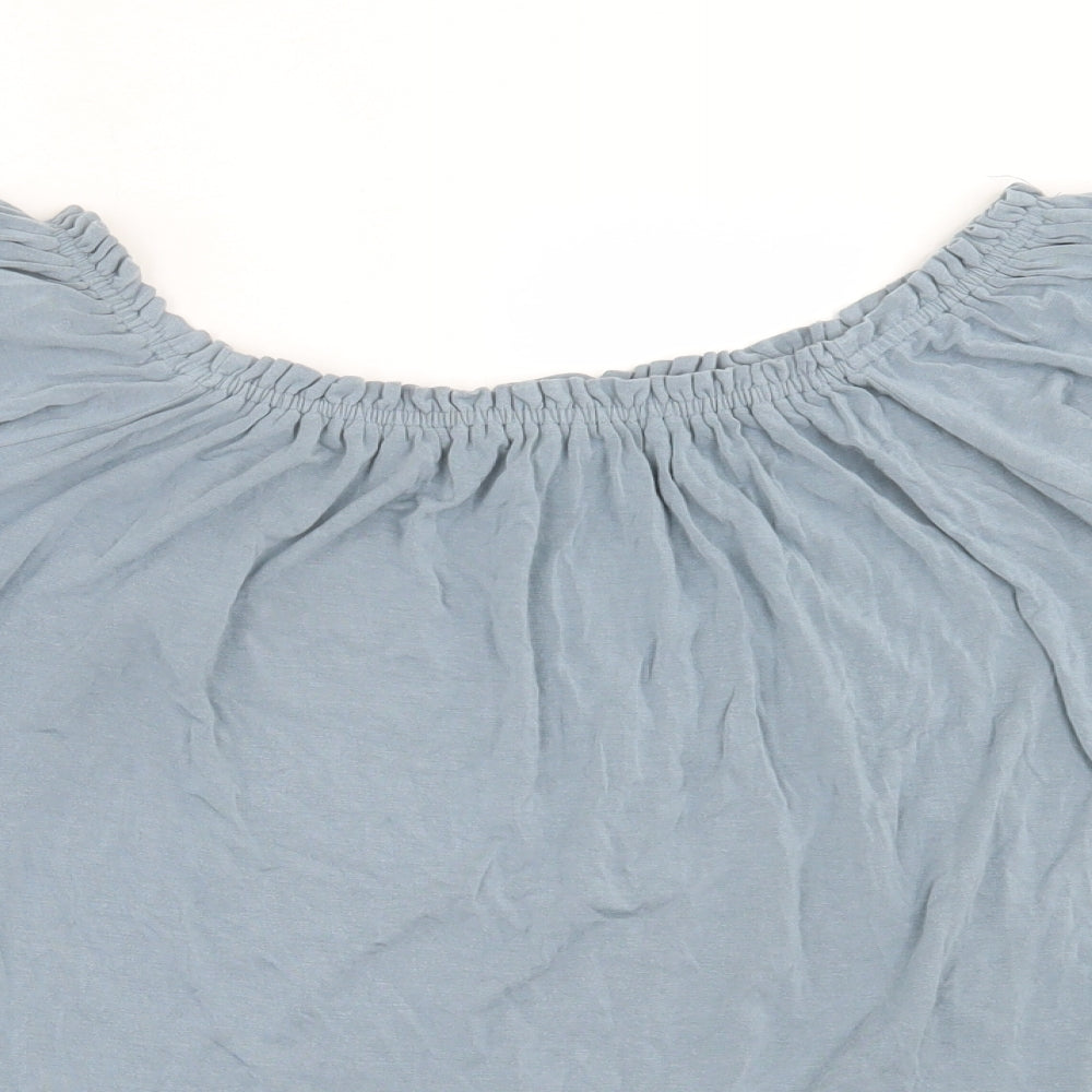 Womens UK Size XL Cupio Grey Basic T-Shirt