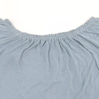 Womens UK Size XL Cupio Grey Basic T-Shirt
