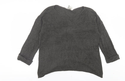 Womens UK Size S H&M Grey Pullover Jumper