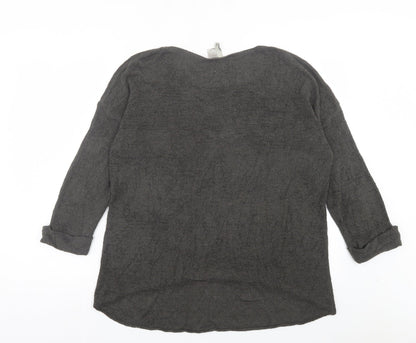 Womens UK Size S H&M Grey Pullover Jumper
