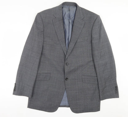 Mens UK Size 40 Marks and Spencer Regular Grey Suit Jacket