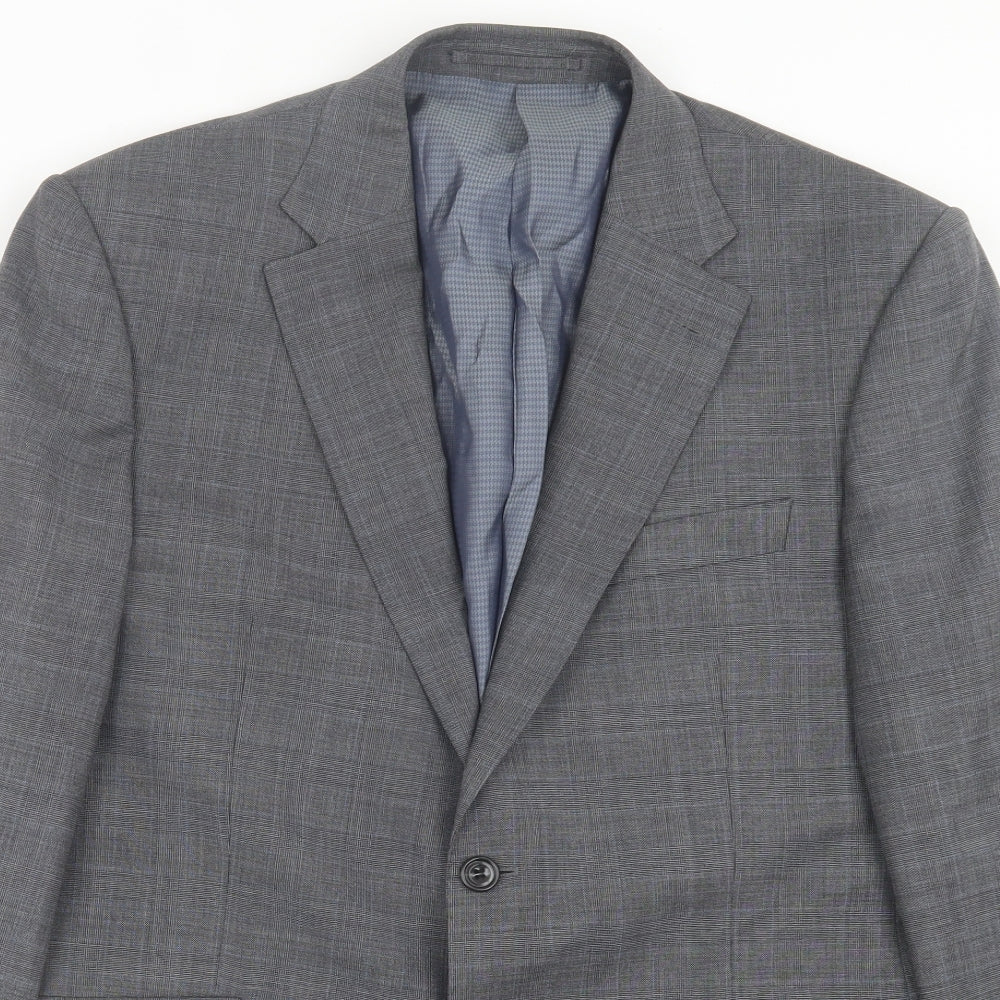 Mens UK Size 40 Marks and Spencer Regular Grey Suit Jacket