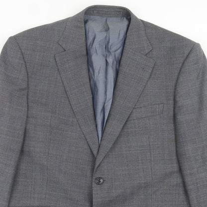 Mens UK Size 40 Marks and Spencer Regular Grey Suit Jacket