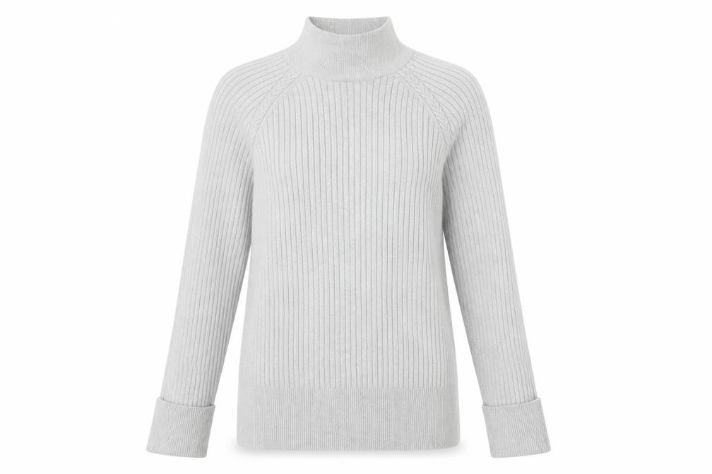 Womens UK Size S Peyton Primrose Grey Pullover Jumper