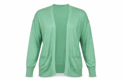 Womens UK Size S Marks and Spencer Green Cardigan Jumper