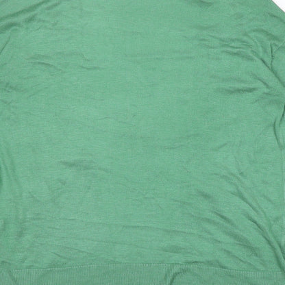 Womens UK Size S Marks and Spencer Green Cardigan Jumper