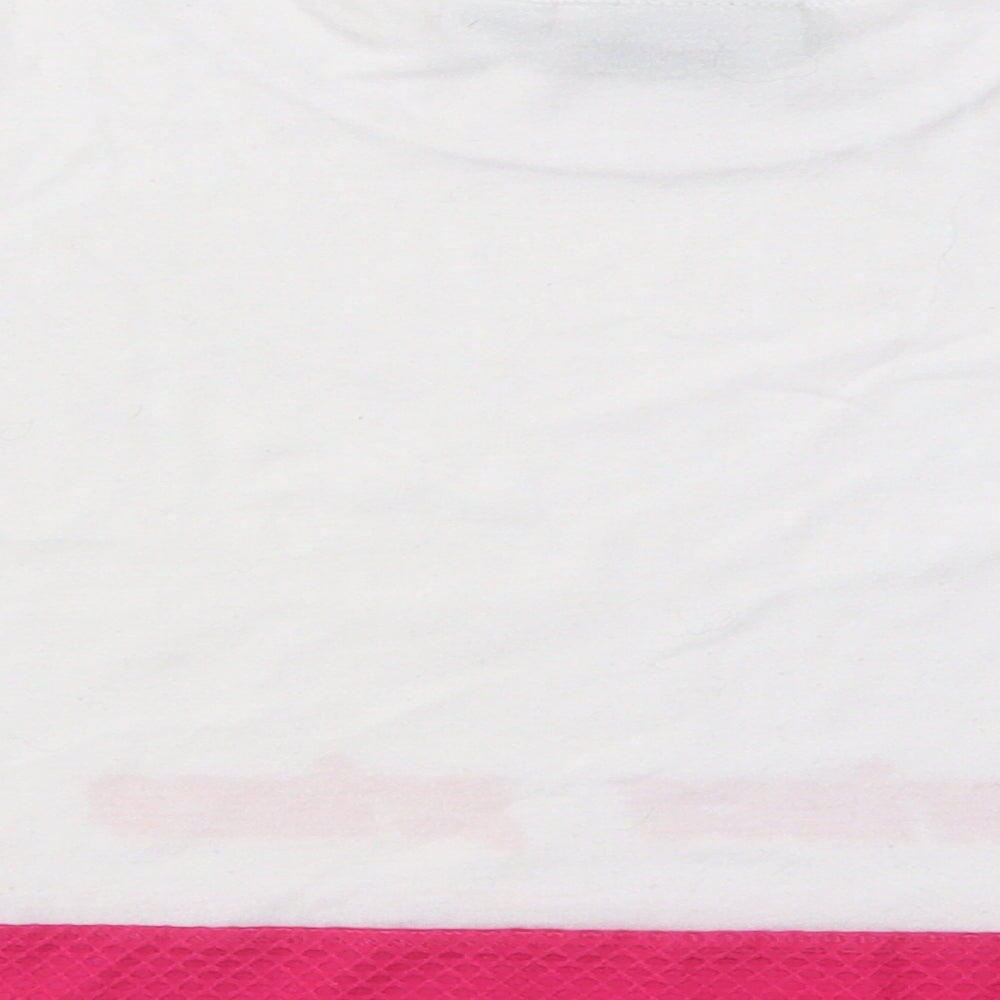 Primark Womens White Cotton Basic T-Shirt Size 6 Round Neck - Prince