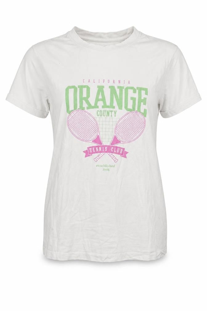Womens UK Size 6 Primark White Basic T-Shirt