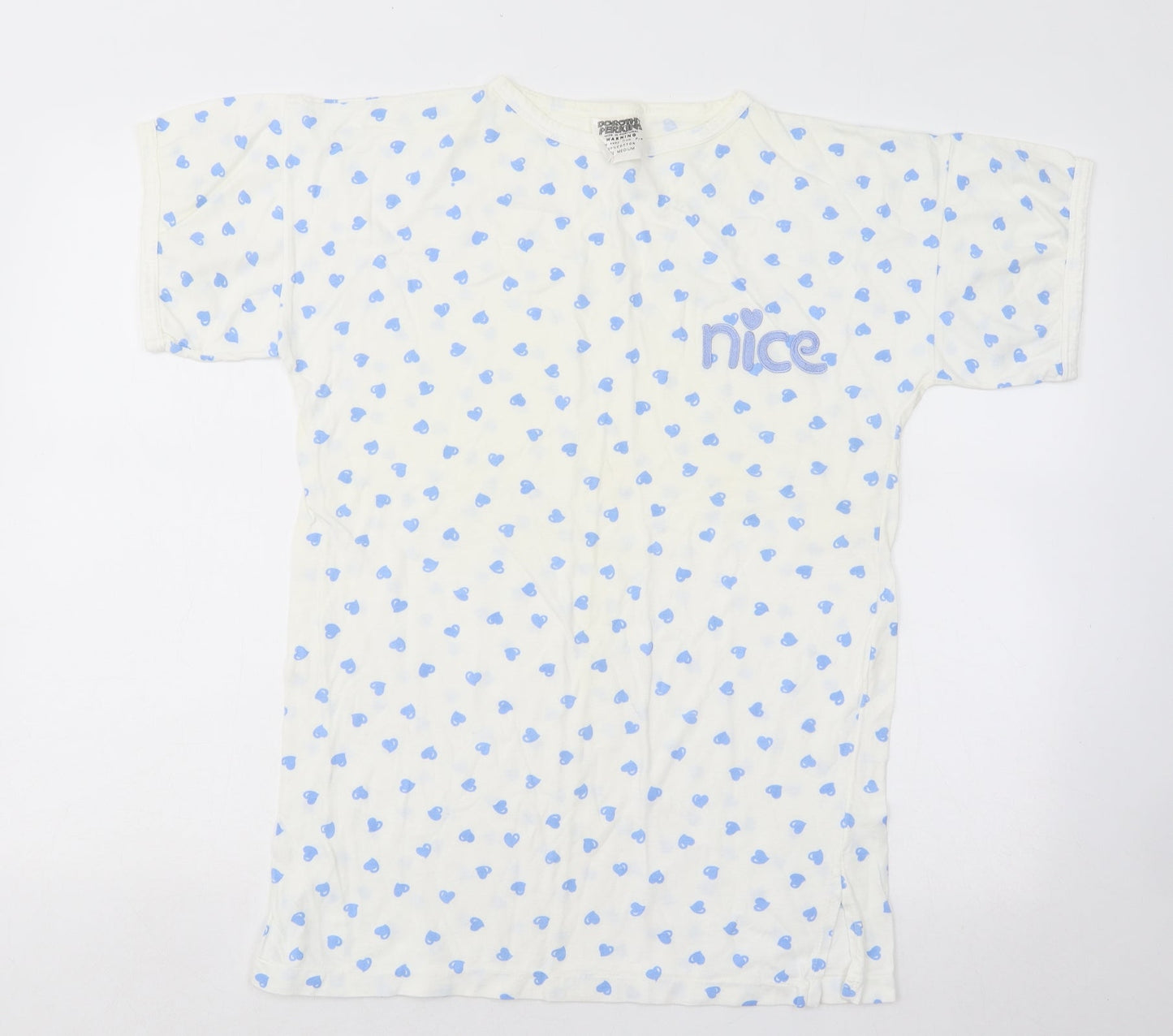 Womens UK Size M Dorothy Perkins Blue Basic T-Shirt