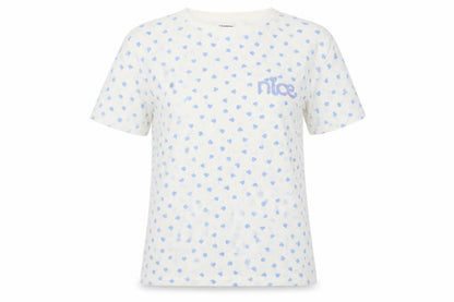 Womens UK Size M Dorothy Perkins Blue Basic T-Shirt