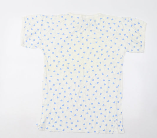 Womens UK Size M Dorothy Perkins Blue Basic T-Shirt