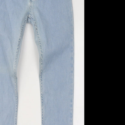Mens UK Size 28 in Topman Regular Fit Skinny Blue Jeans