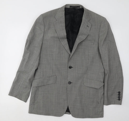 Mens UK Size 40 Marks and Spencer Regular Grey Suit Jacket