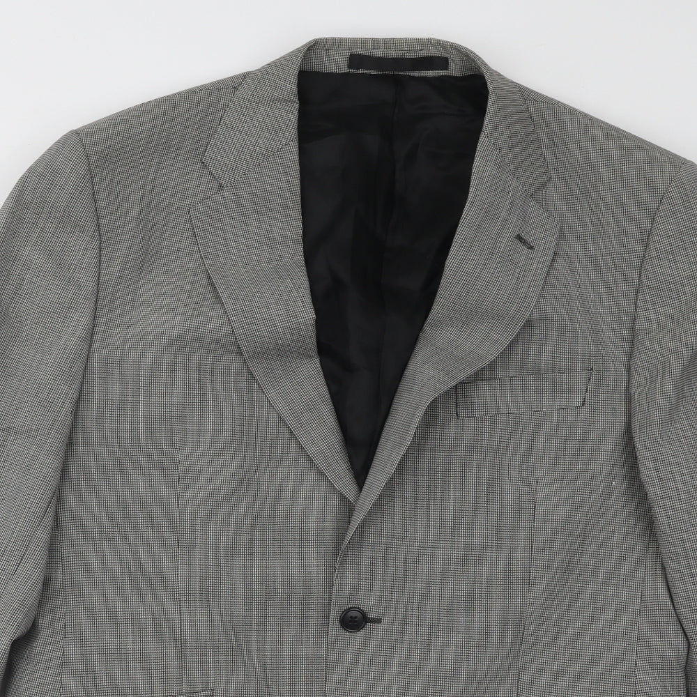 Mens UK Size 40 Marks and Spencer Regular Grey Suit Jacket