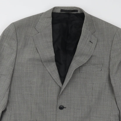 Mens UK Size 40 Marks and Spencer Regular Grey Suit Jacket