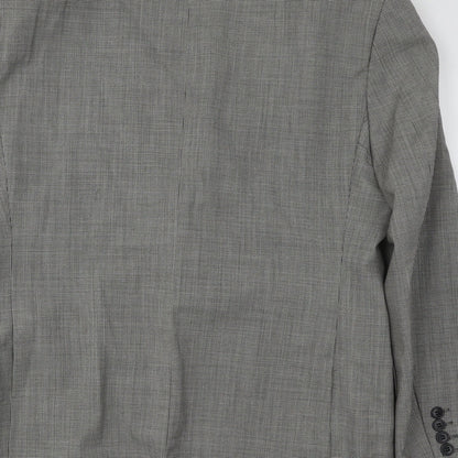 Mens UK Size 40 Marks and Spencer Regular Grey Suit Jacket