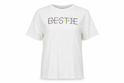 Womens UK Size 12 New Look White Basic T-Shirt